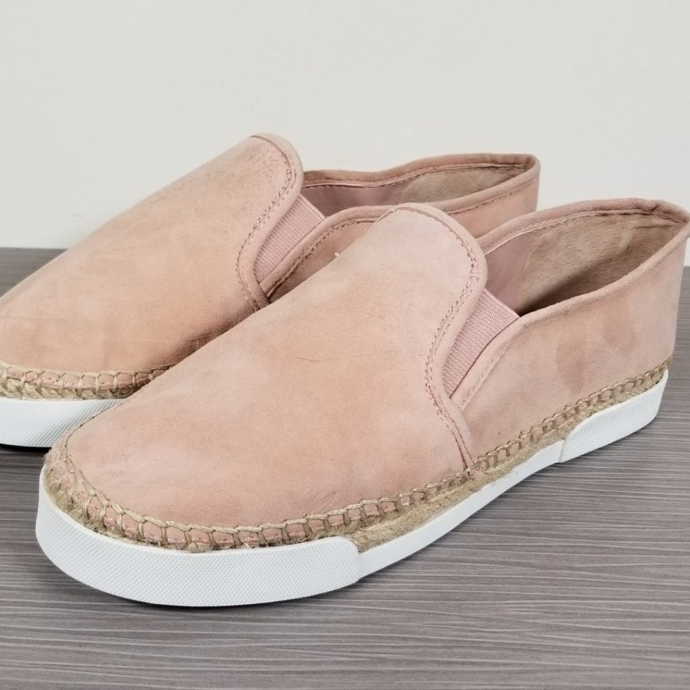 Vince Camuto Tambie Slip-on Sneaker, Light Pink Suede, Womens Size 6 M / 36.5